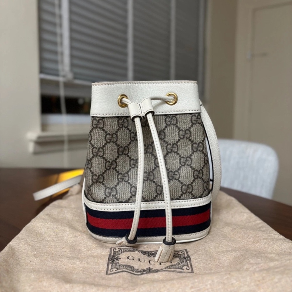 Gucci Ophidia Mini GG Bucket Bag